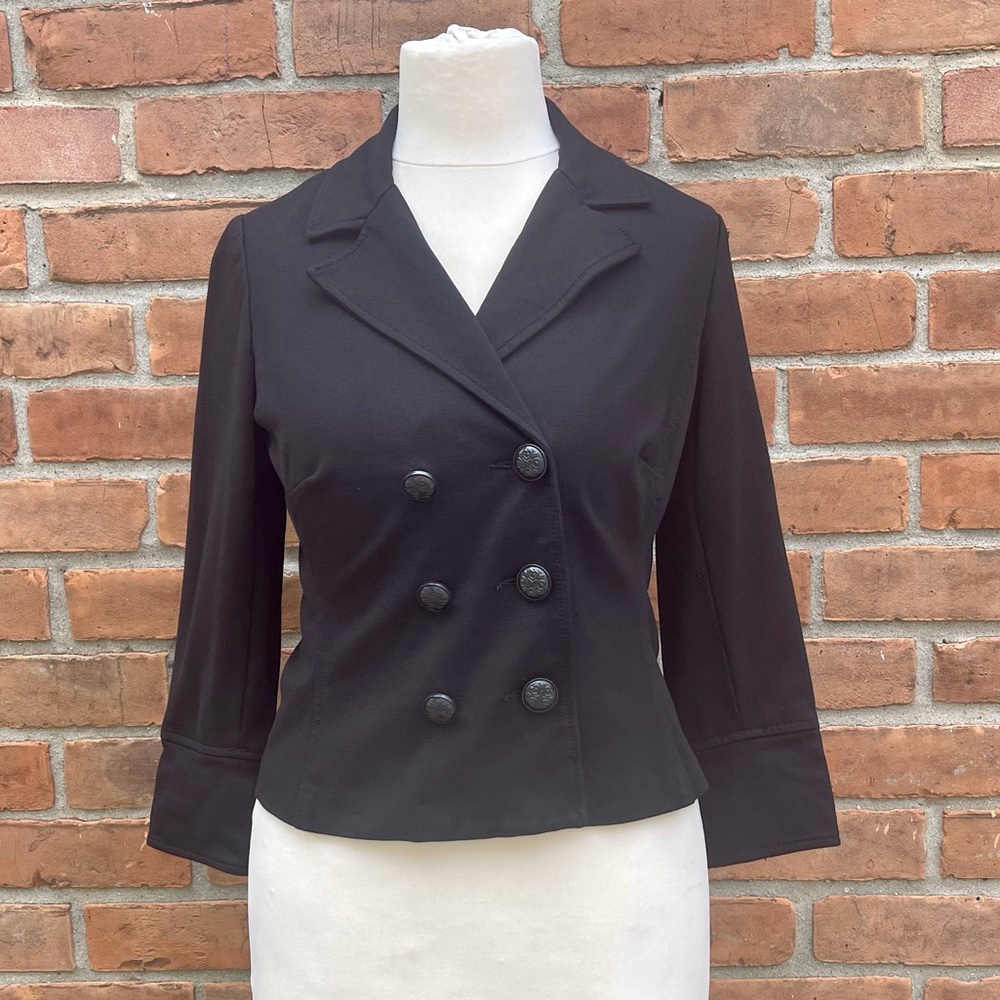 Cabi 215 Collette Ponte Cropped Blazer